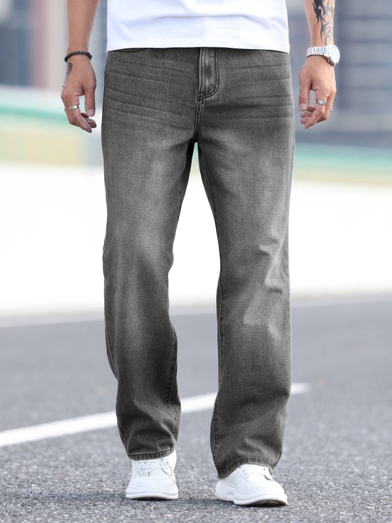 Casual Men's Trousers Street Style