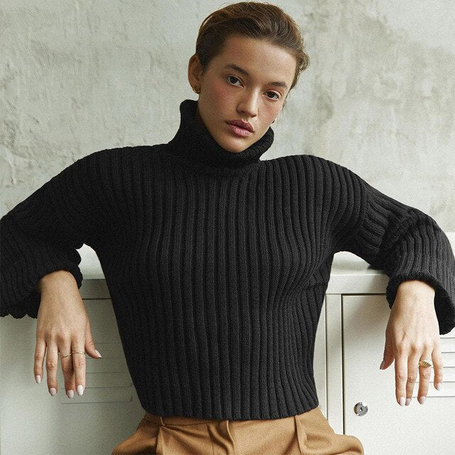 Women's Turtleneck Sweater Elegant