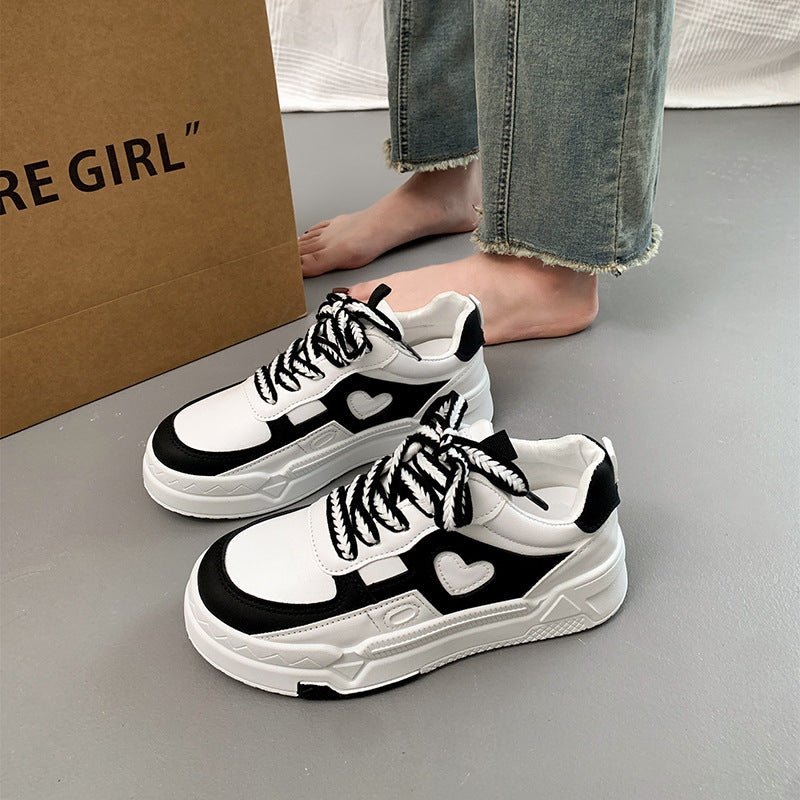 Chunky Sneaker Damen Herz Design - IdealeKleiden