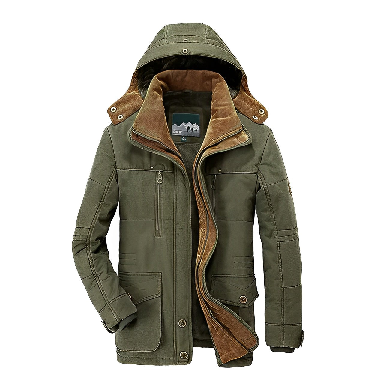 Stylish Men's Classic Design Winter Coat