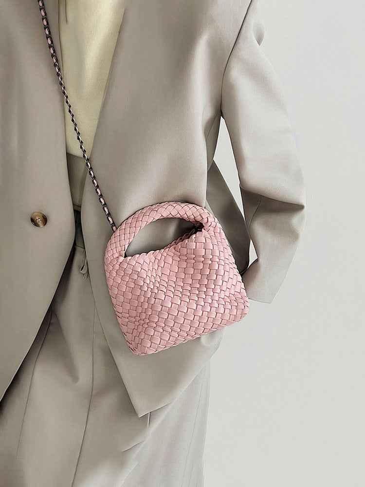 Small Braided Handbag Soft Look