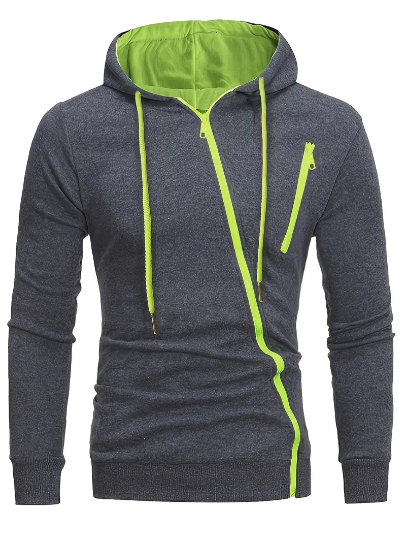 Men's Long-Sleeve Hoodie with Large Design