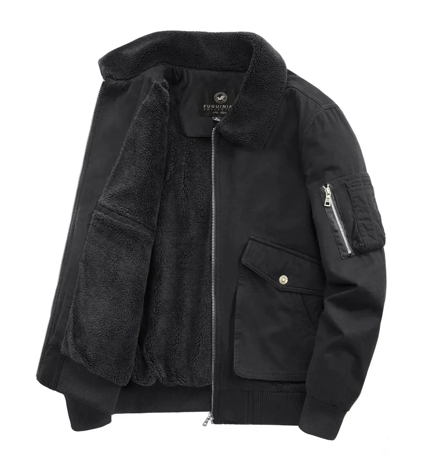 Men's Winter Jacket Fleece Classic Warm