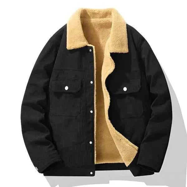 Men's Winter Corduroy Quilted Jacket