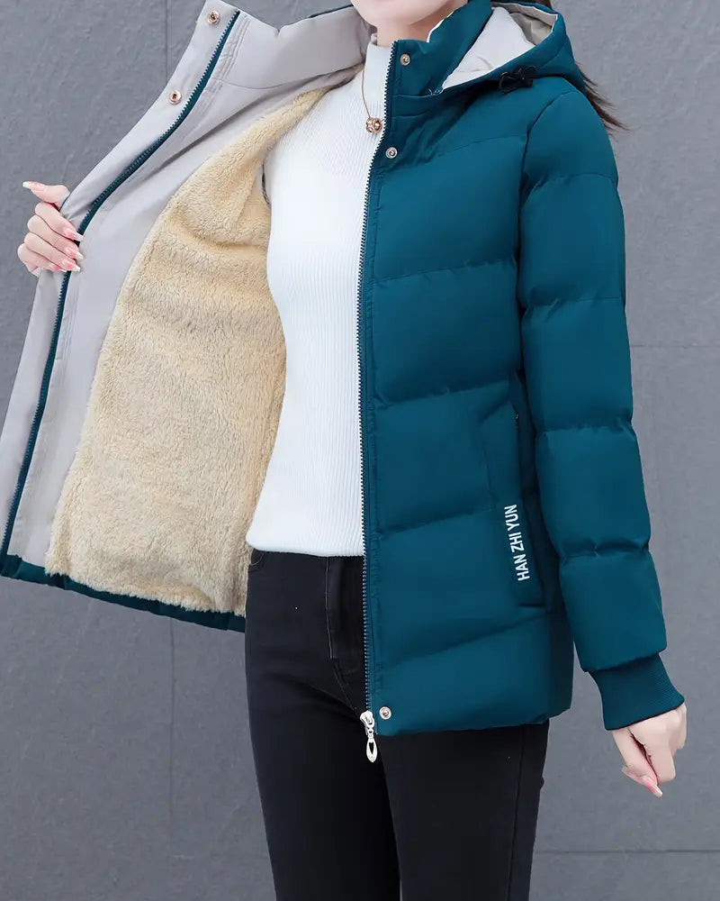 Hoodie Plain Comfortable Warm