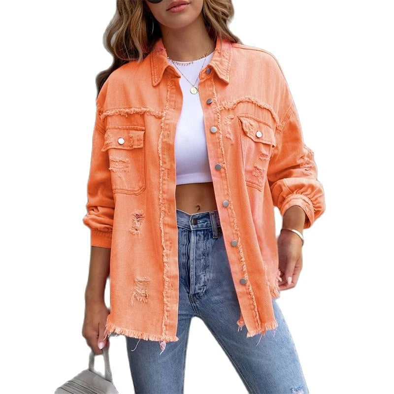Stylish Denim Jacket Elegant & Casual