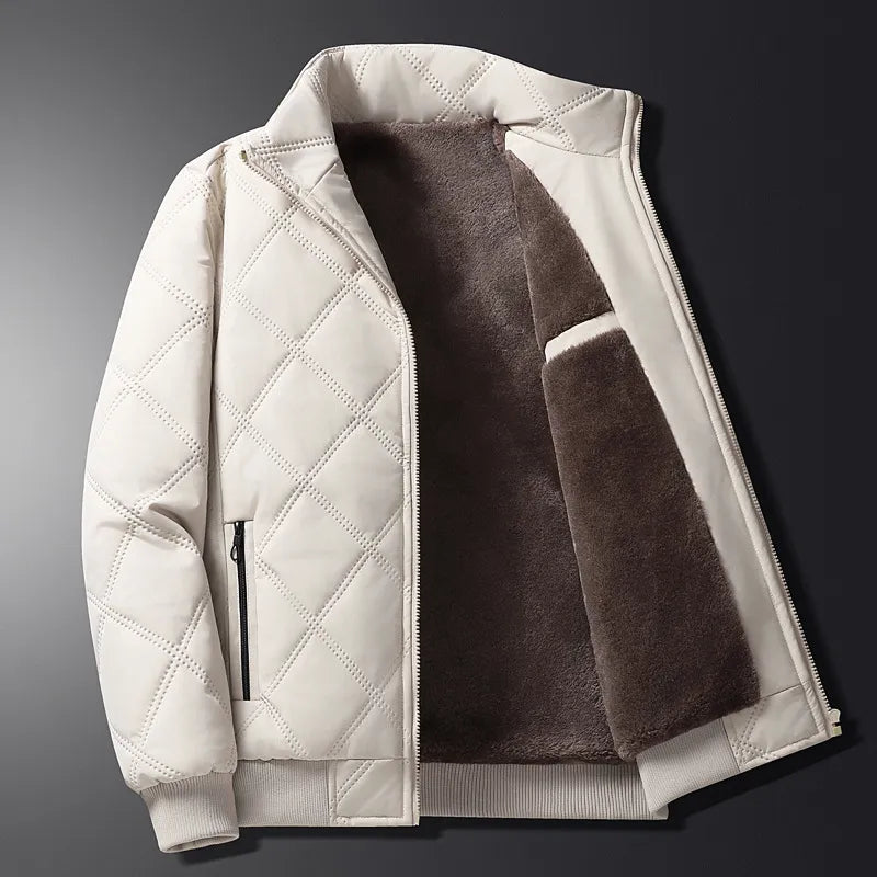 Men's Fleece Coat Warm Winter Jacket