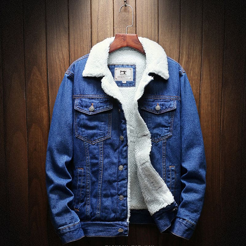 Fashionable Women's Denim Winter Jacket