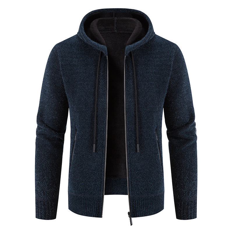 Henry - Men's Warm Fleece Hooded Jacket