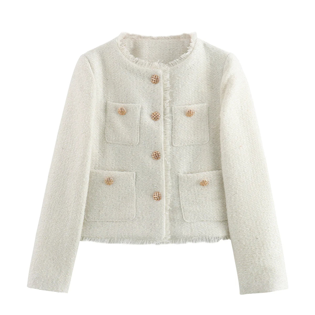 Stylish Boucle Coat for Women
