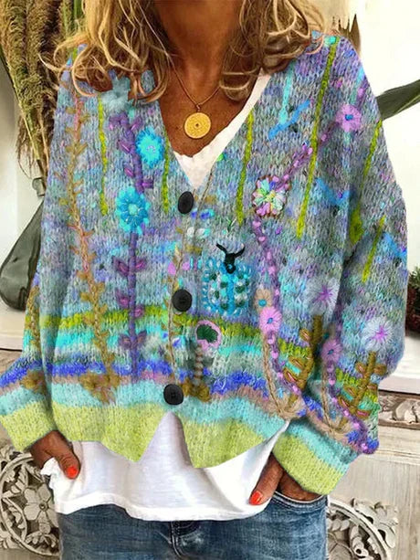 Retro Cardigan for Women Vintage Look