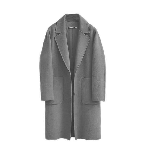 Women's Scarf Coat Long Woolly Elegant