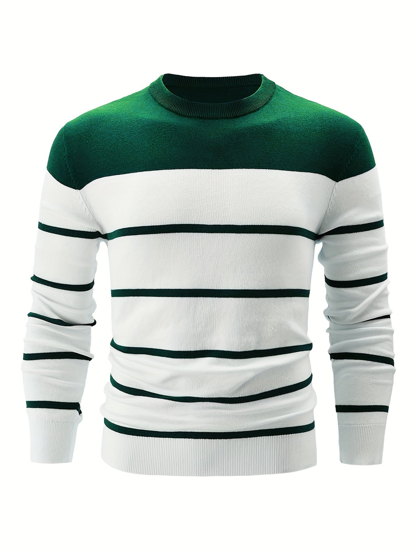 Striped Cotton Sweater Elegant Look