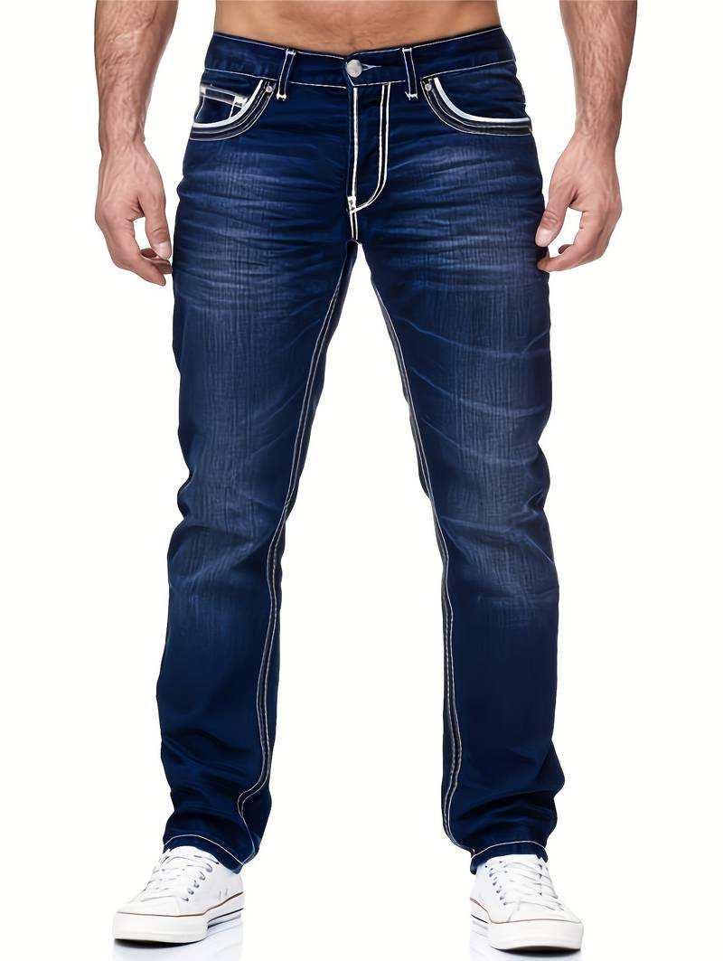 Men's Ripped Distressed Jeans