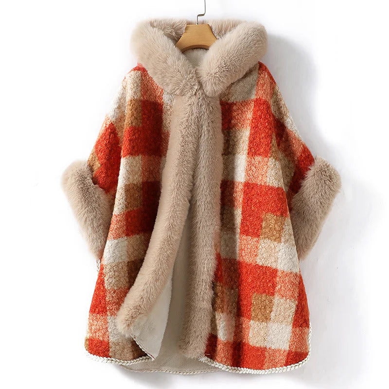 Weiche Faux-Fur-Winterjacke Damen - IdealeKleiden