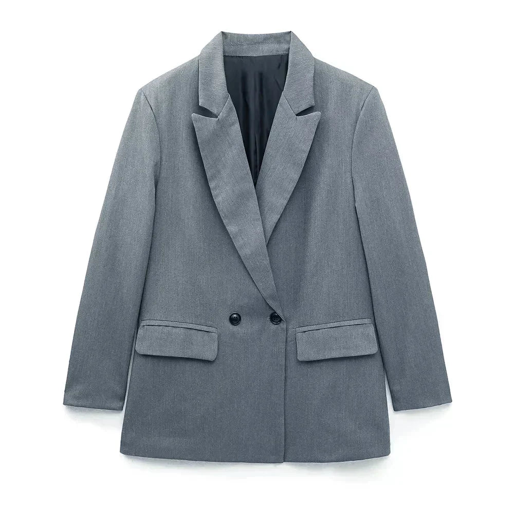 Stylish Women's Blazer With Pockets