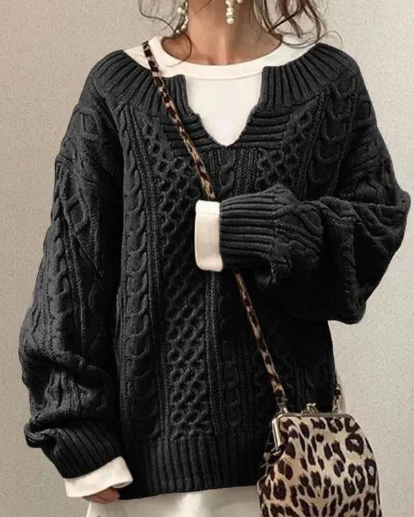 Soft Pullover Cuddly Warm Elegant