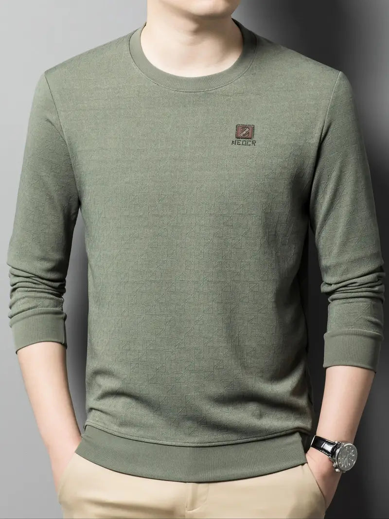 Casual Pullover Round Neck Men
