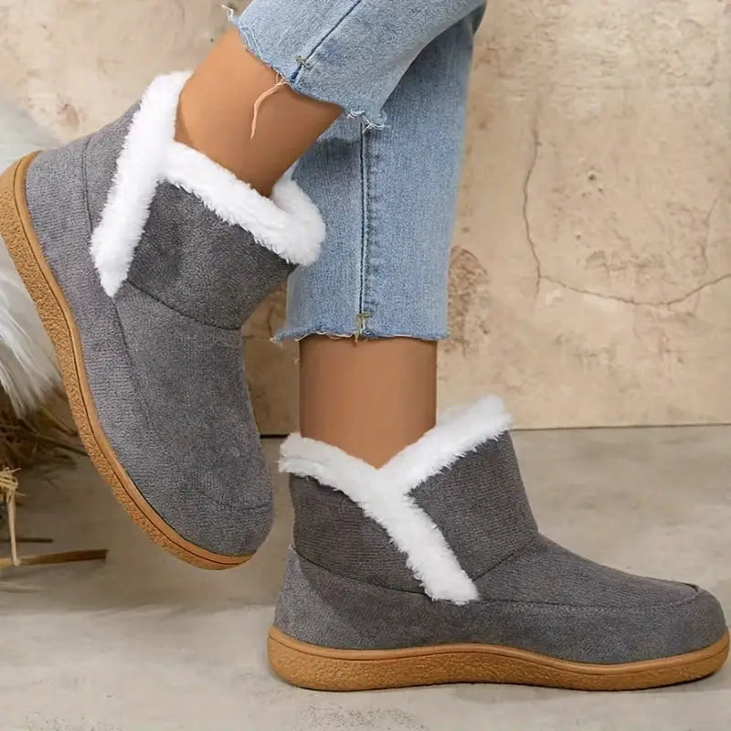 Women's Winter Boots Plush Fur Warm