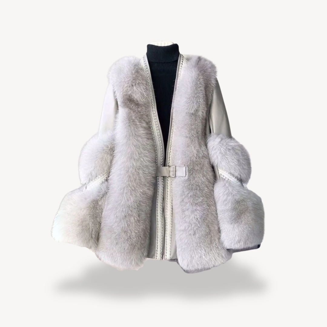 Women's Long Elegant Faux Fur Coat