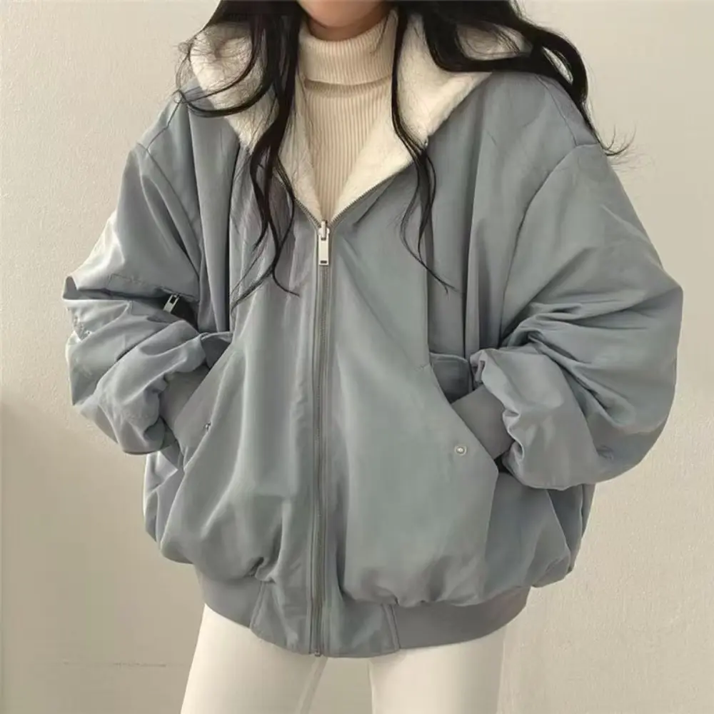 Practical Women's Hoodie Zipper Hood