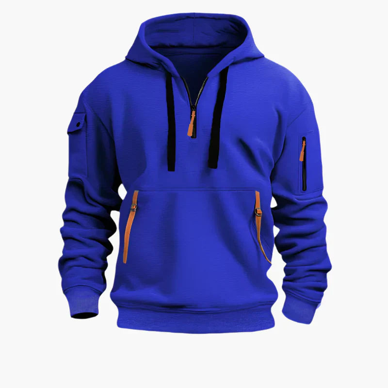 Practical Hoodie Zipper Sporty