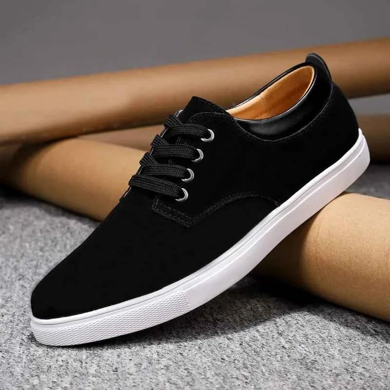 Men's Lace-Up Boots Elegant Leather Shoes