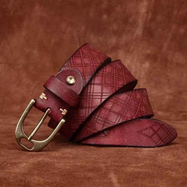 Men's Personalized Leather Belt