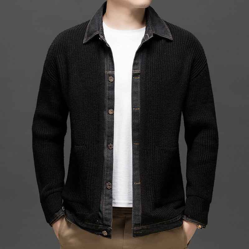 Men's Cardigan Warm Modern