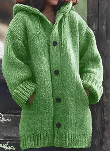 Long Winter Jacket With Hood