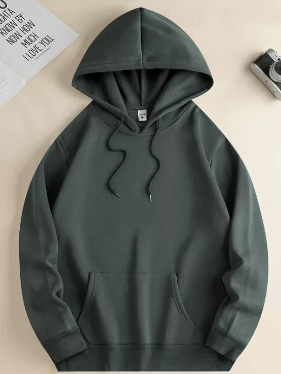 Casual Men's Hoodie Modern Style