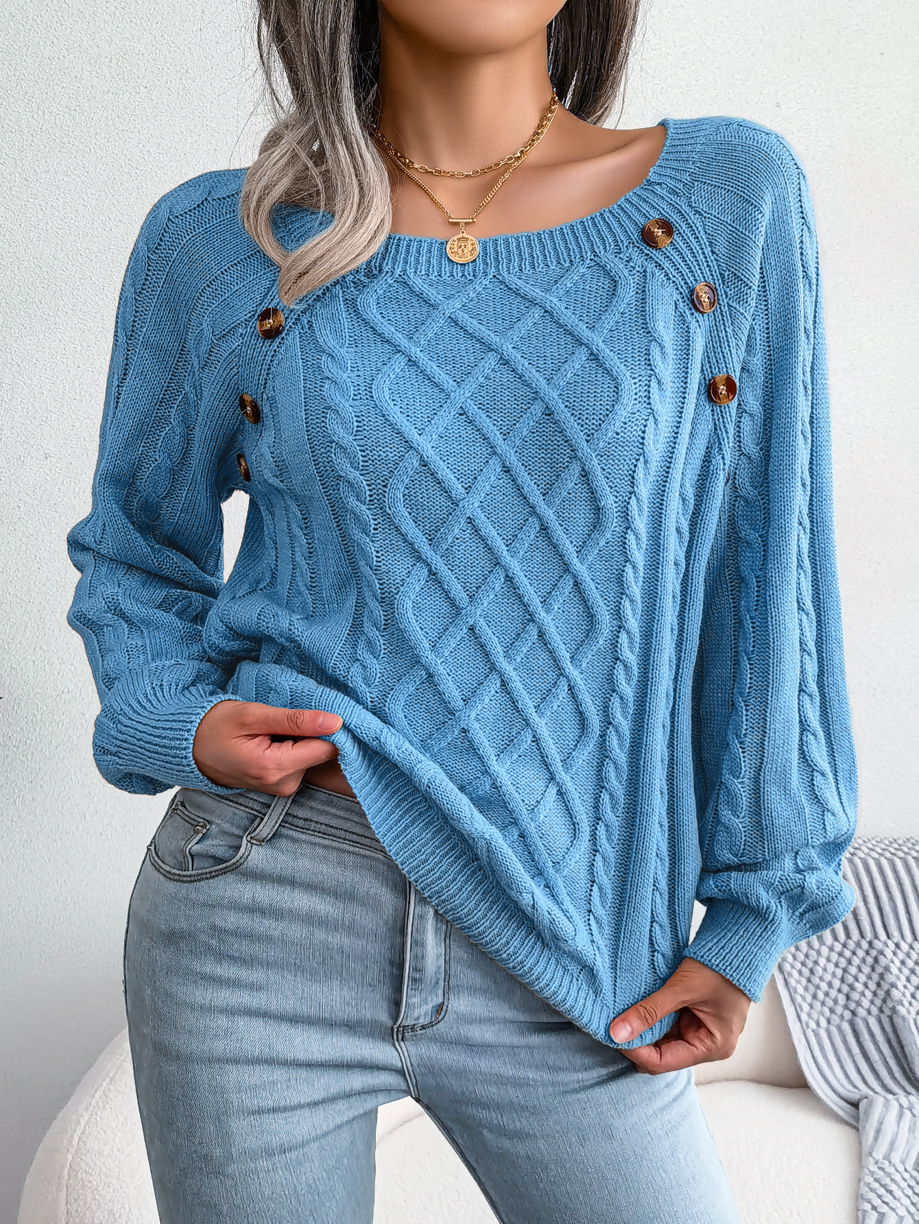 Classic Cozy Sweater → Comfortable Winter Sweater Soft