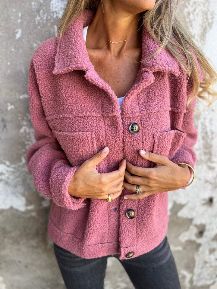 Weiche Damenjacke mit Fleecefutter