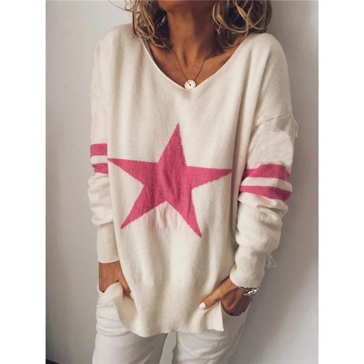 Comfortable Women's Sweaters Long Sleeve Soft