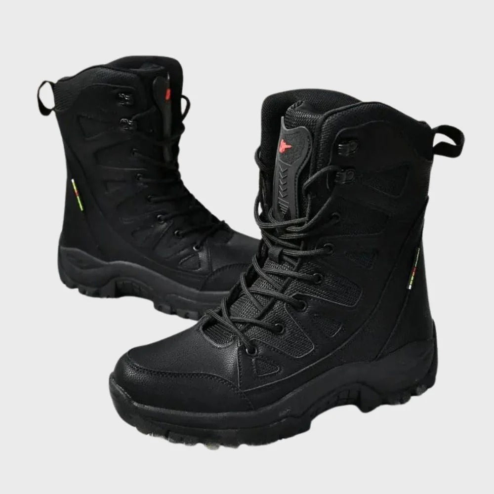 Hiking Boots Leather High Shaft Robust