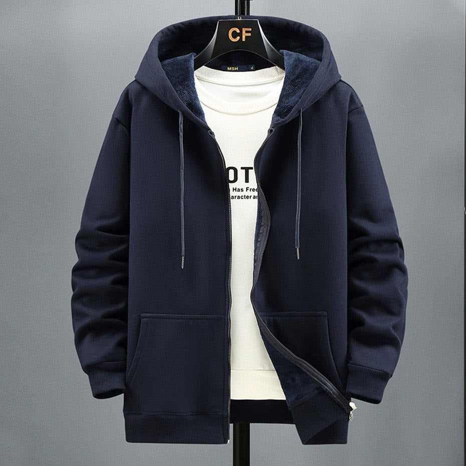 Hooded Fleece Soft Zip-Up