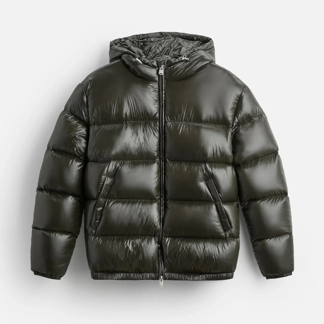 Oversized Puffer Jacket Waterproof with Hood