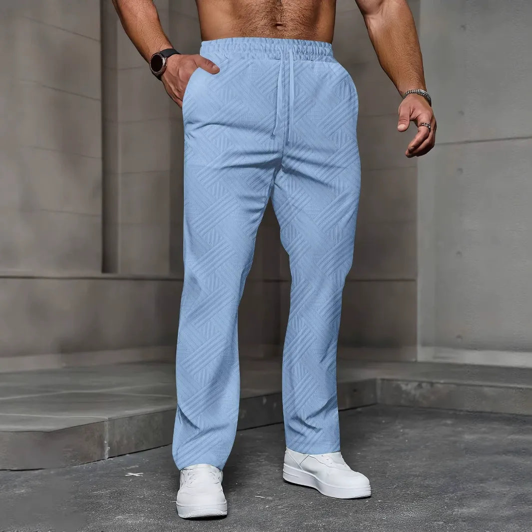 Men's Relaxed Fit Knitted Pullover Optical Quality