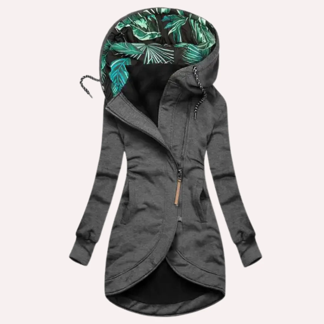 Women's Slim Fit Fleece Jacket with Hood