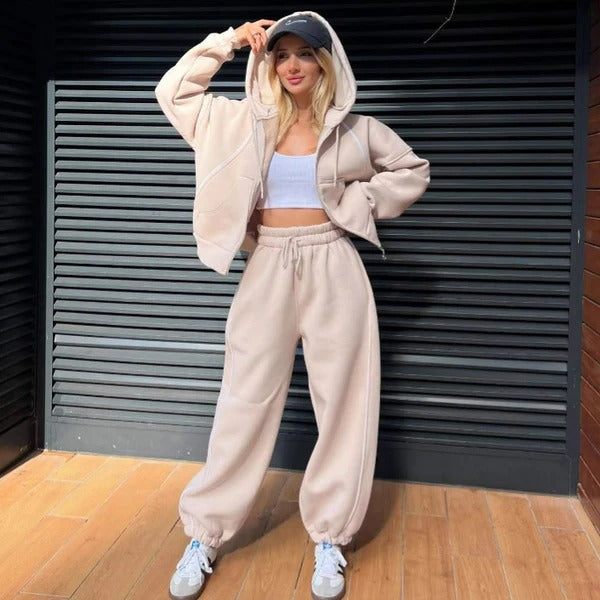 Hooded Plus Size Soft Fleece