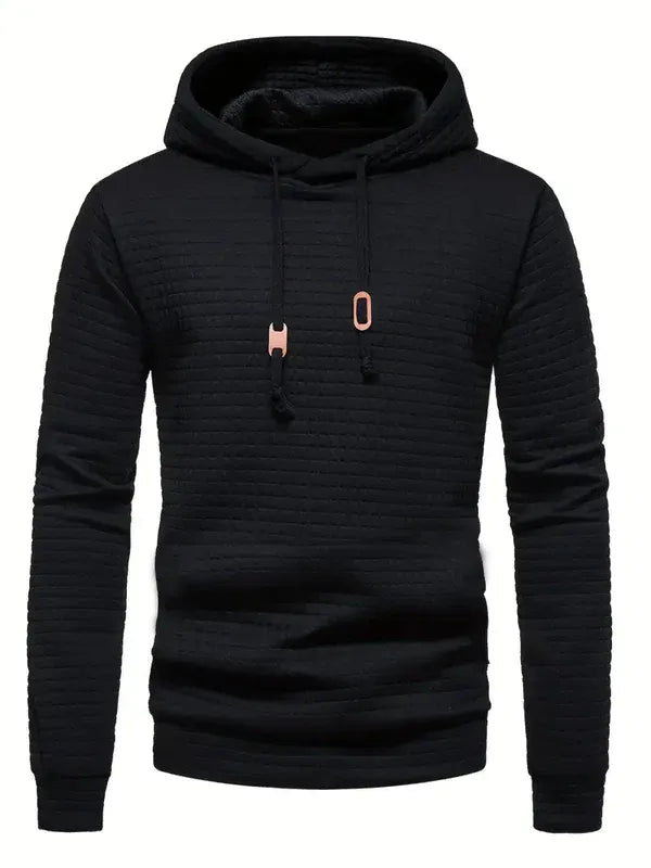 Men's Quilted Sweater Comfortable Streetwear Style