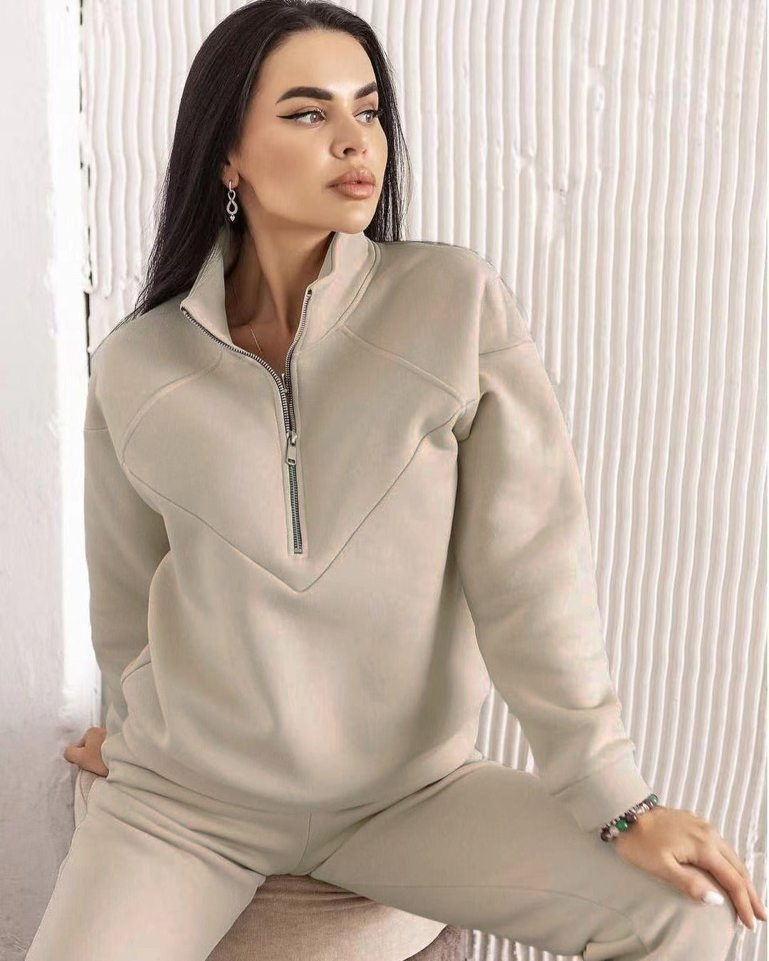 Cuddly Clothing Set Fleece Loose Fit