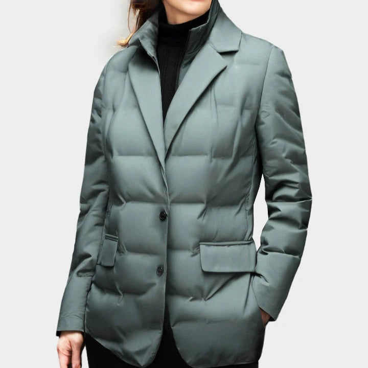 Women's Elegant Insulated Fitted Windbreaker