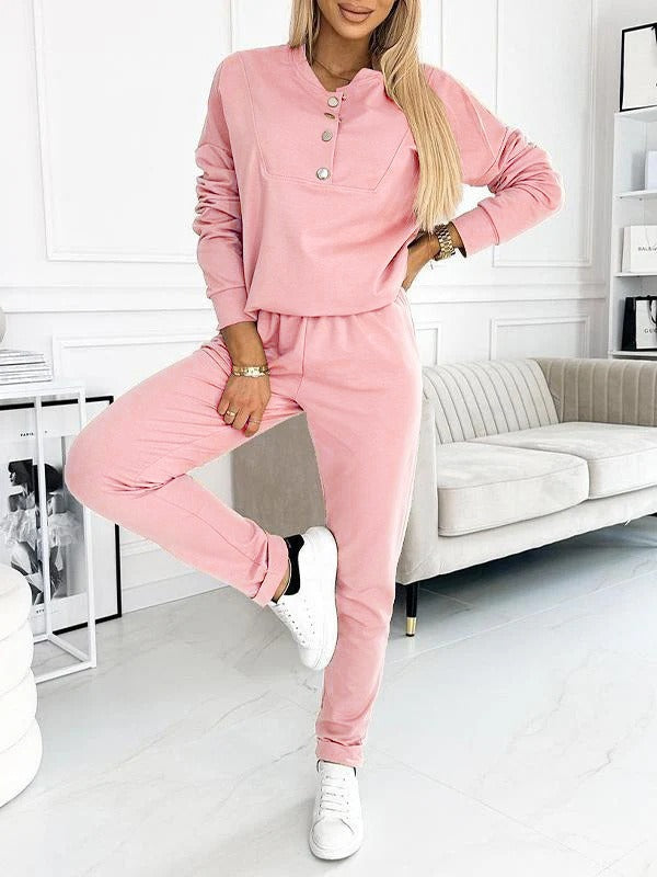 Comfortable tracksuit Cotton Loose fit Long sleeves