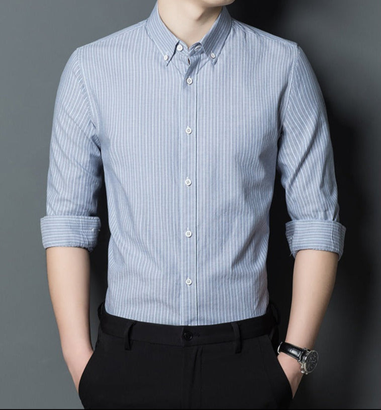 Elegant Men's Slim Fit Stripes
