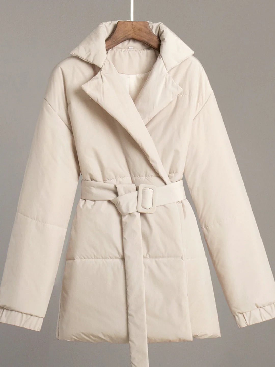 Belt Bags Puffer Jacket Wrap Quilted Winter Jacket