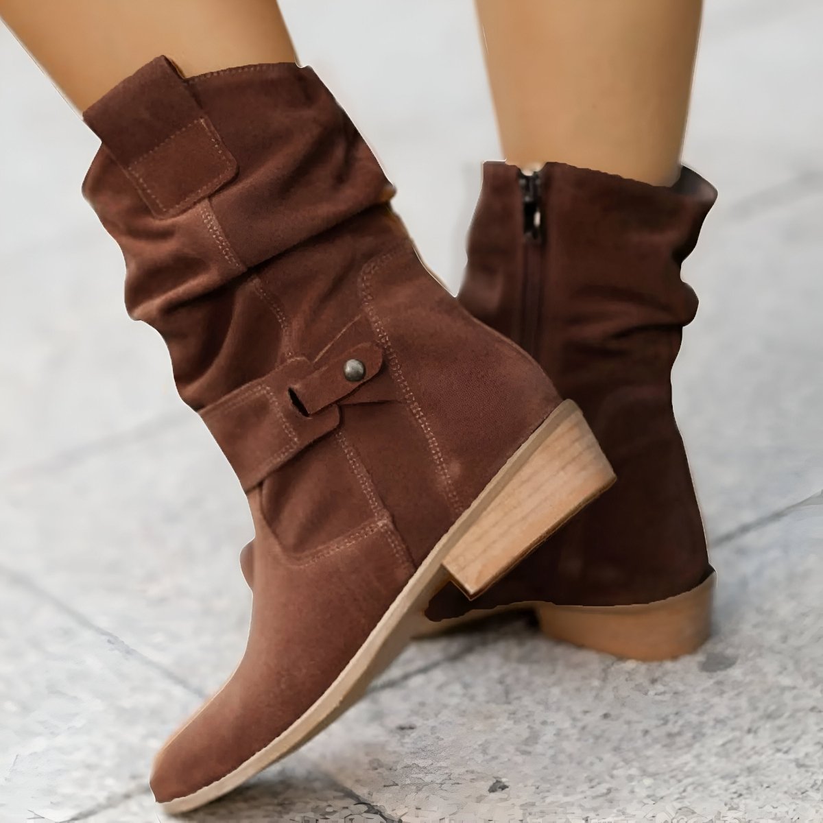 Comfortable Suede Boots Casual Chic