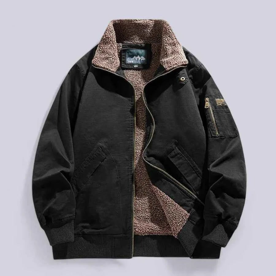 Warm winter jacket insulation