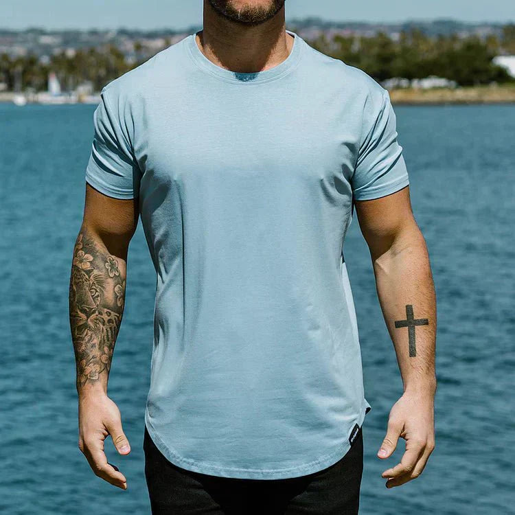 Fashionable Slim-Fit Men's Shirt Black