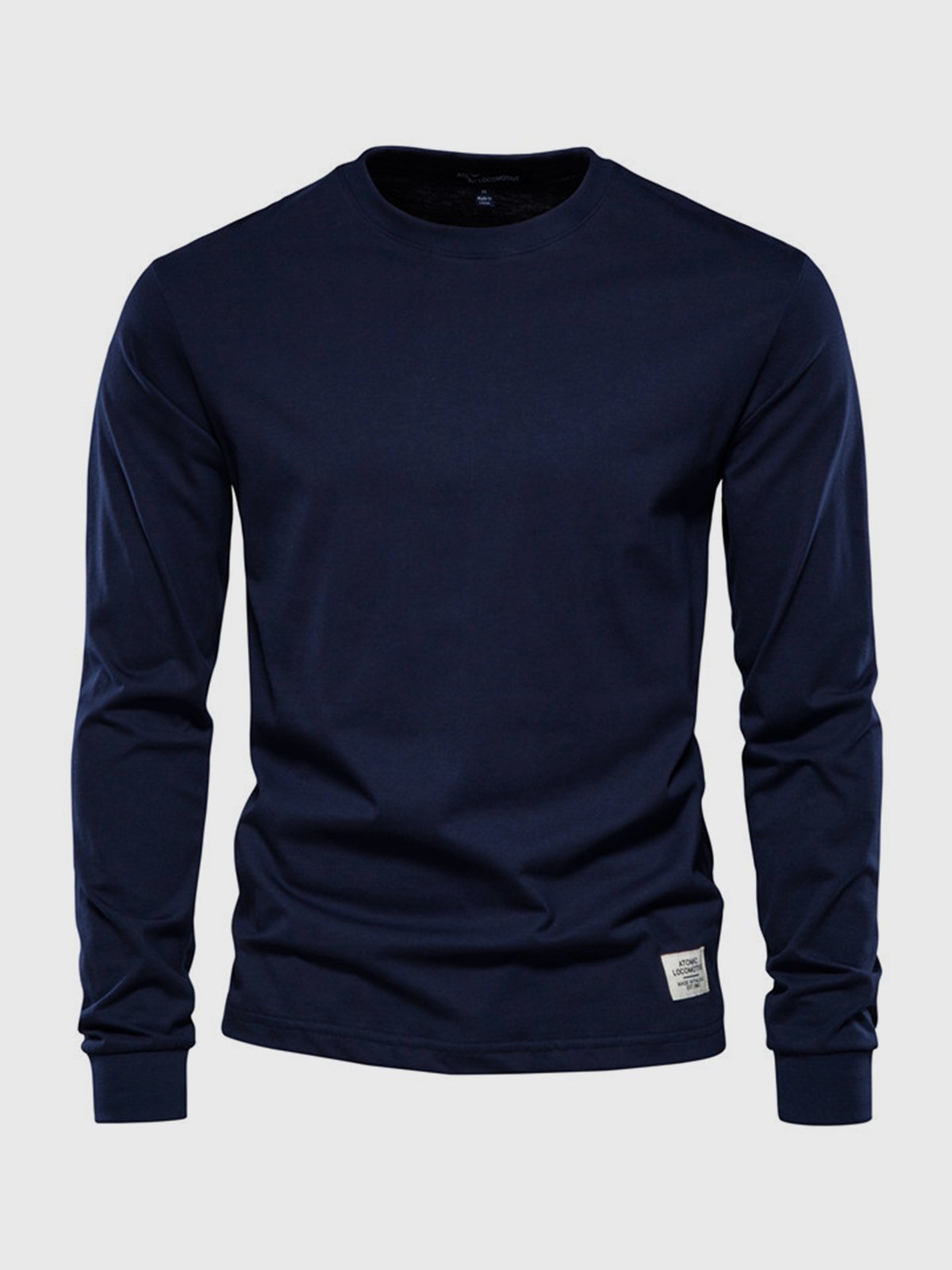 Comfortable Men's Long-Sleeve Cotton Shirt